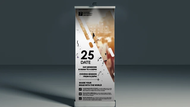 Lys til rollup monteres på toppen av rolluper og fungerer godt til steder med dårlige lysforhold