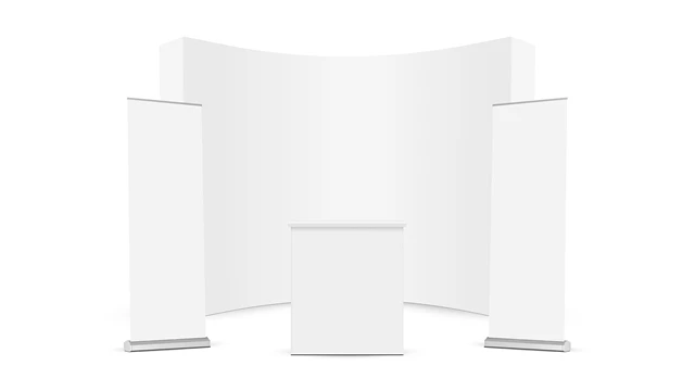 Vi leverer rollup på forespørsel i mange ulike størrelser